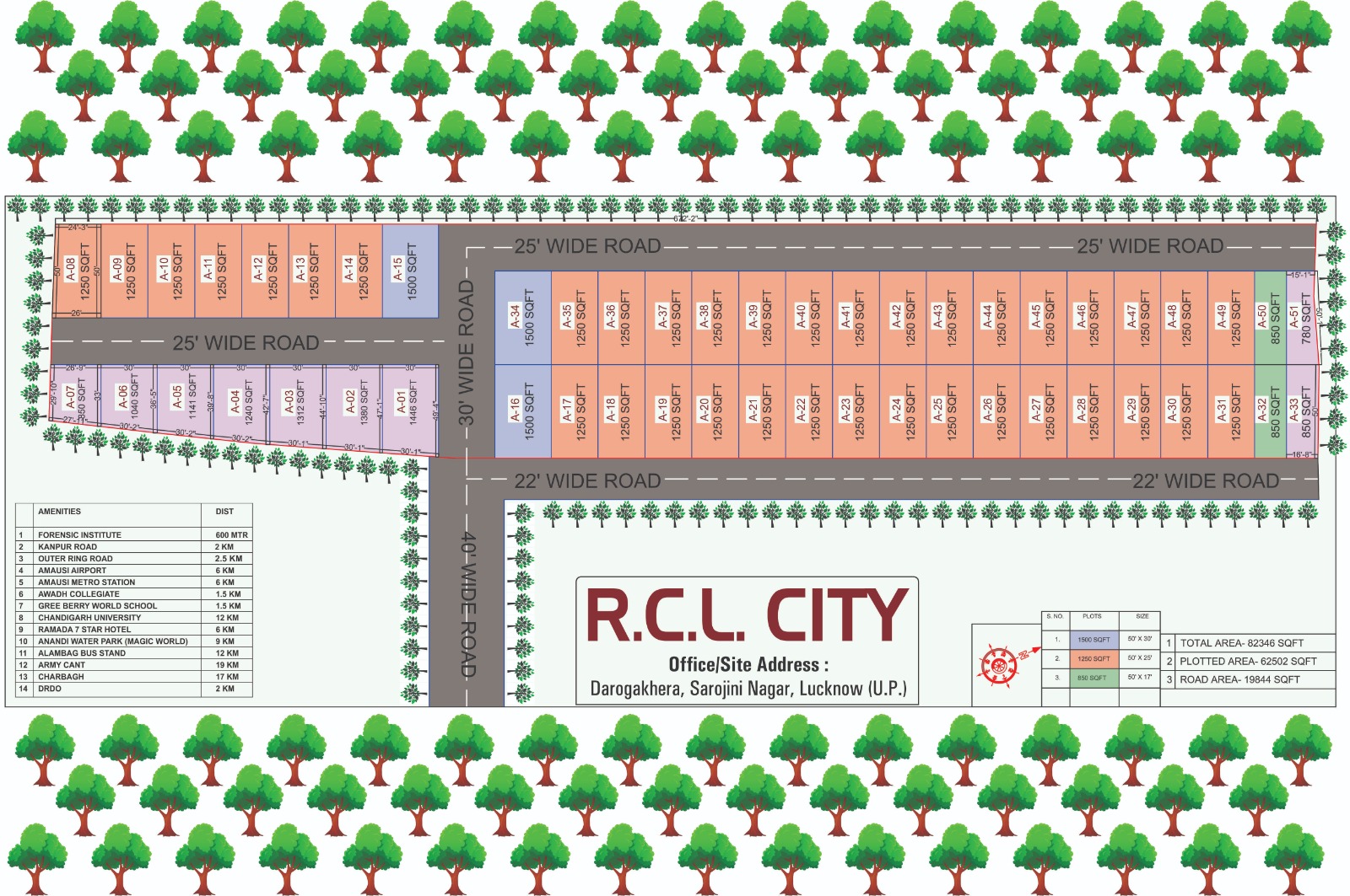 RCL City sanctioned layout plan